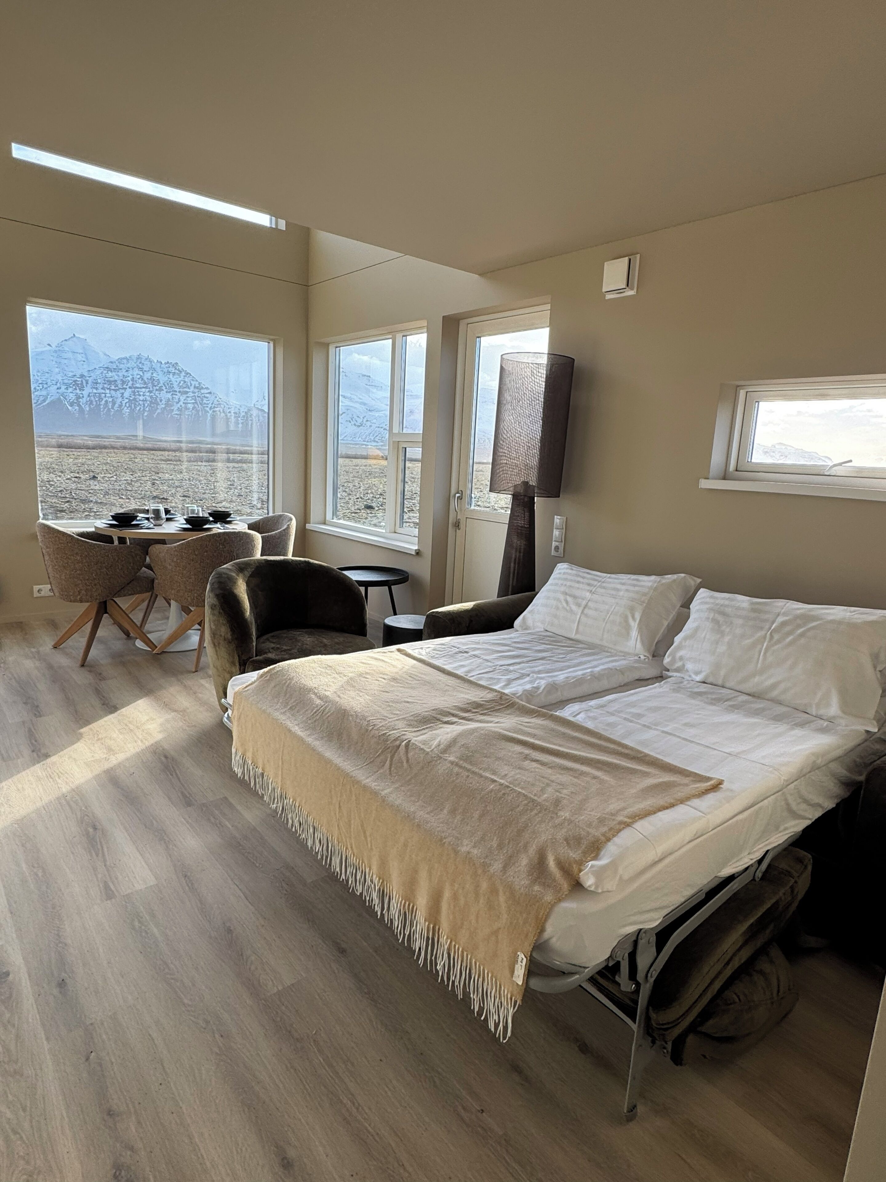 雙人或雙床房, 陽台, 山景