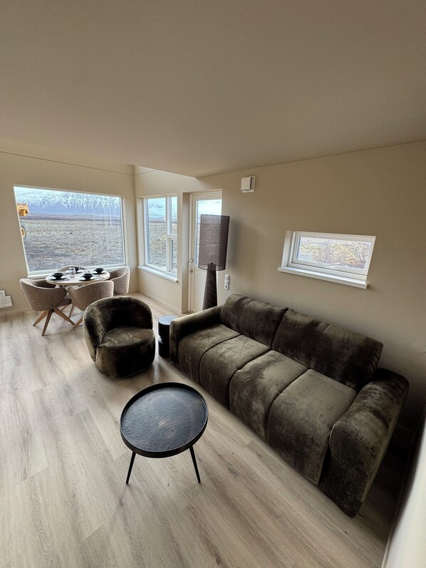 Double or Twin Room, Balcony, Mountain View | Living area - Skaftafell Lodges by Adventure Hotels (Skaftafell)