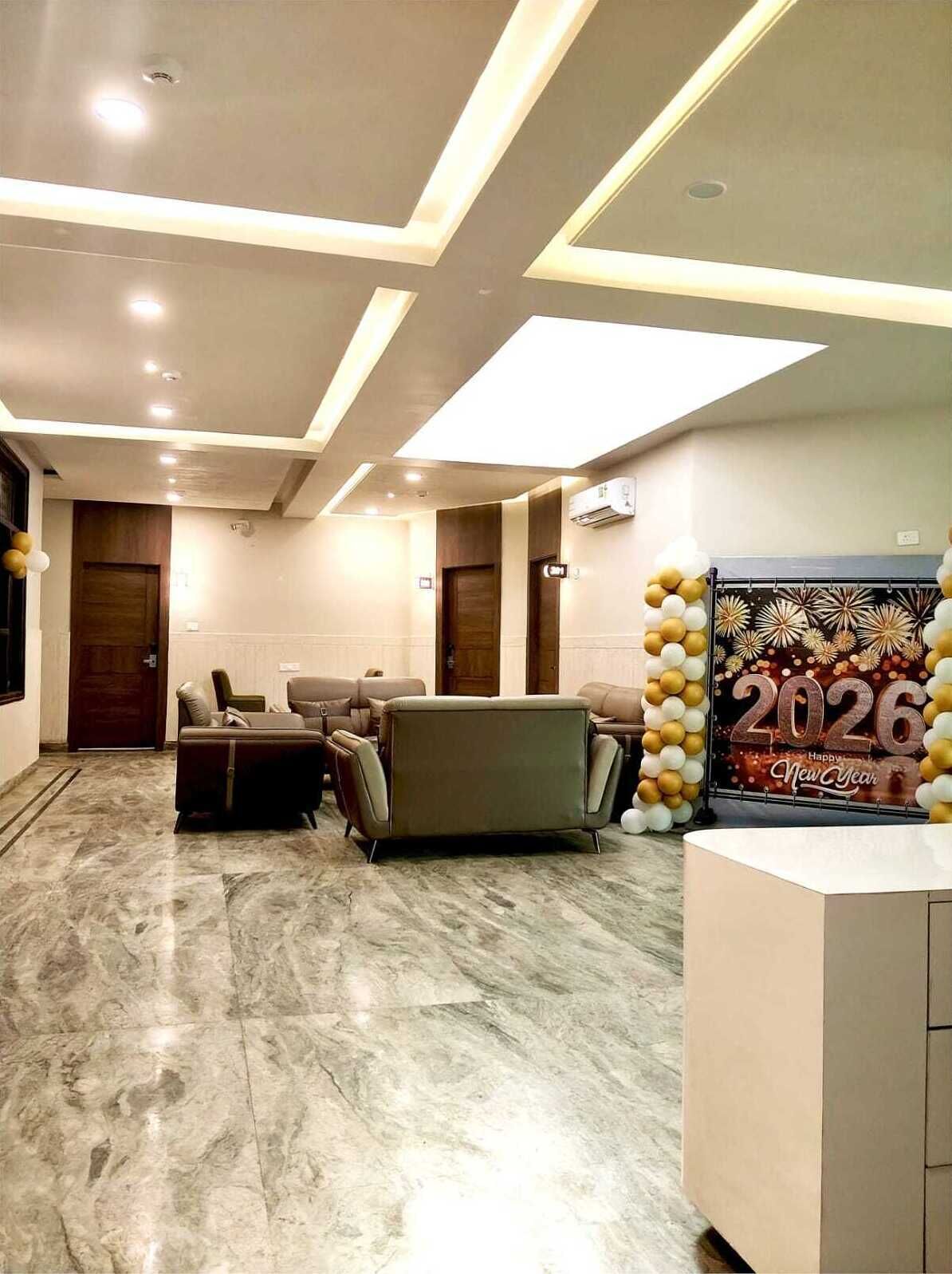 Sala de estar en el lobby