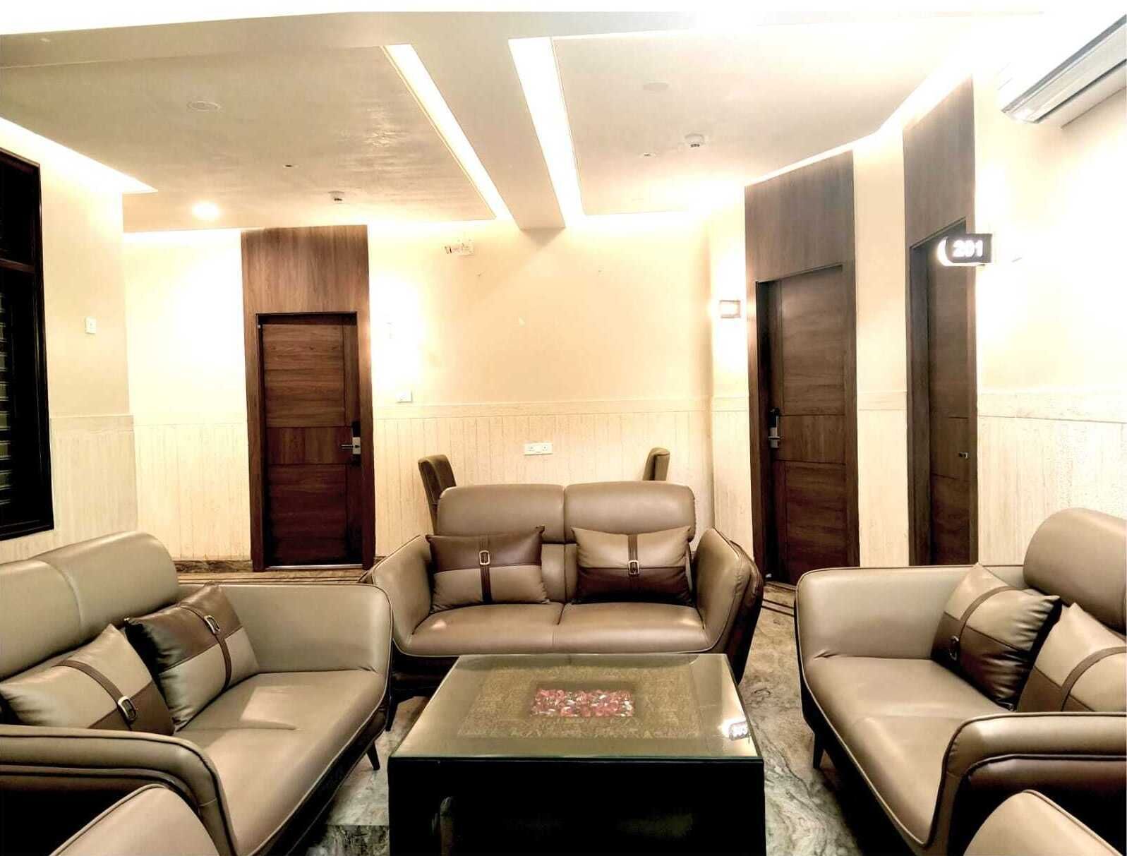Sala de estar en el lobby