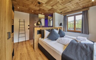 Apartamento superior, balcón, vistas a la montaña