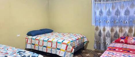 3 bedrooms, bed sheets