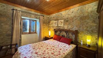 Casa de campo clássica, vista para a montanha