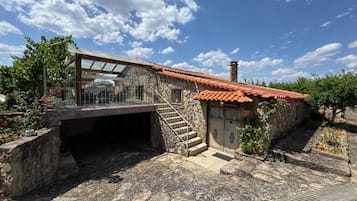 Klassieke cottage, uitzicht op bergen | Exterieur