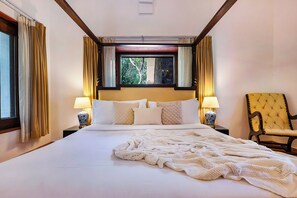 Deluxe Villa, Lake View | Iron/ironing board, free WiFi - ELIVAAS The Aravalli Reserve Lotus Villa (Faridabad)