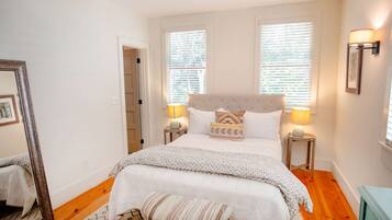 3 bedrooms, iron/ironing board, travel cot, WiFi