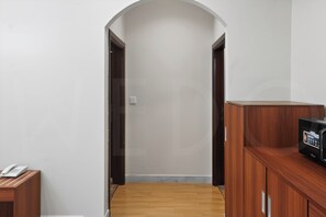 Maison en rangée Deluxe, balcon, vue sur le jardin | Aire de séjour