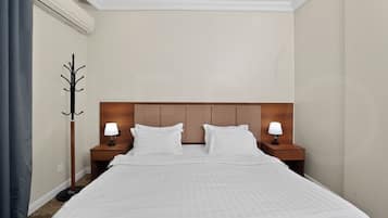 Egyptian cotton sheets, premium bedding, down duvets, in-room safe