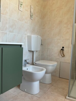 Bathroom - The farmhouse of lost lights Apartment in Relais with panoramic SPA (Piea)