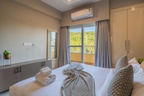 Deluxe Apartment, Balcony, Garden View | Iron/ironing board, free WiFi - Alaya Stays 3BHK Veera Marina Penthouse (Candolim)