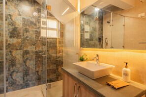 Bathroom - Alaya Stays 3BHK Veera Marina Penthouse (Candolim)