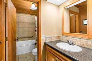 Hair dryer, towels
