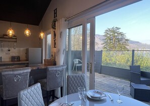 Dining - Lavender Lodge - Sea views, sleeps 4 guests  in 2 bedrooms (Hunters Quay)