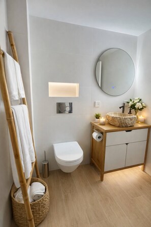 Bathroom - Apartment Bali 70m2 - Clim - 4 travelers (Gleizé)