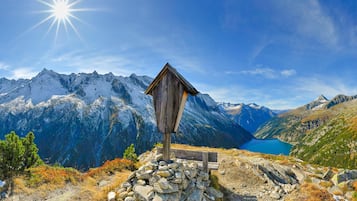 Blick von der Unterkunft