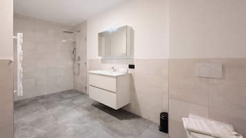Shower, hair dryer