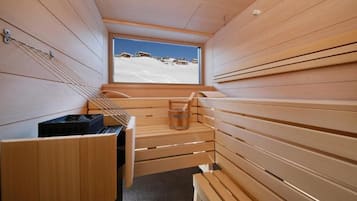 Apartment, 2 Bedrooms, Balcony, Mountain View | Sauna