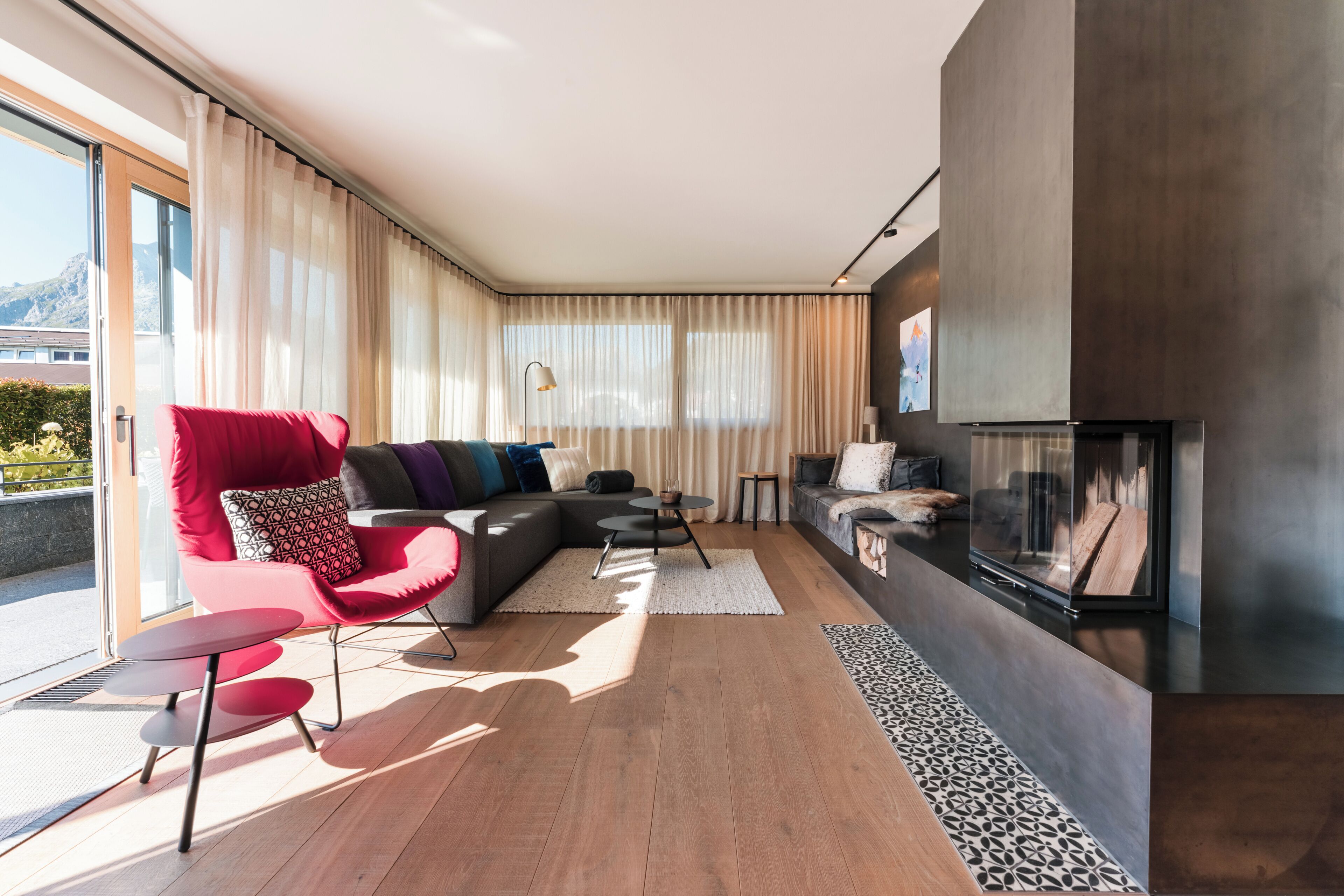 Apartment, 2 Bedrooms, Terrace, Mountain View | Premium bedding, down comforters, minibar, in-room safe