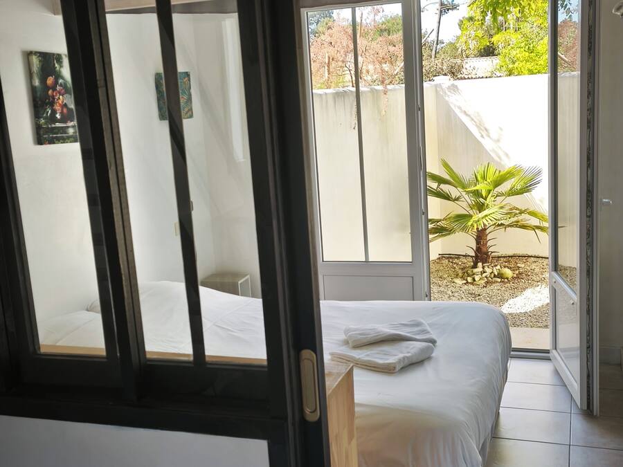 Familielejlighed - terrasse | Lydisolering, gratis Wi-Fi