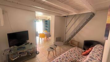 Apartamento clássico, varanda