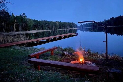 Comfortable house with access to the lake, Masuria