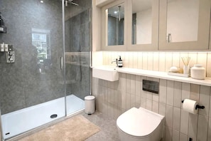 Hair dryer - Stylish 2-Bed Apartment with Patio in Chiswick (Greater London)