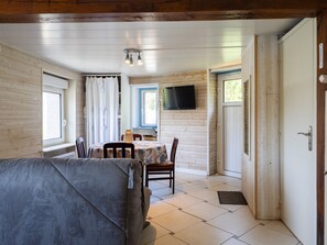TV - Studio Apartment 'Grand' with Sea View and Private Terrace (Perros-Guirec)