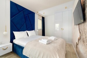 1 bedroom, iron/ironing board, travel crib, free WiFi - Comfortable 2-room apartment, indoor pool (Pobierowo)