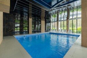 Pool - Comfortable 2-room apartment, indoor pool (Pobierowo)