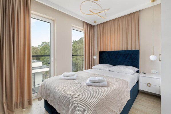 Room - Two-level apartment, private terrace with jacuzzi (Pobierowo)