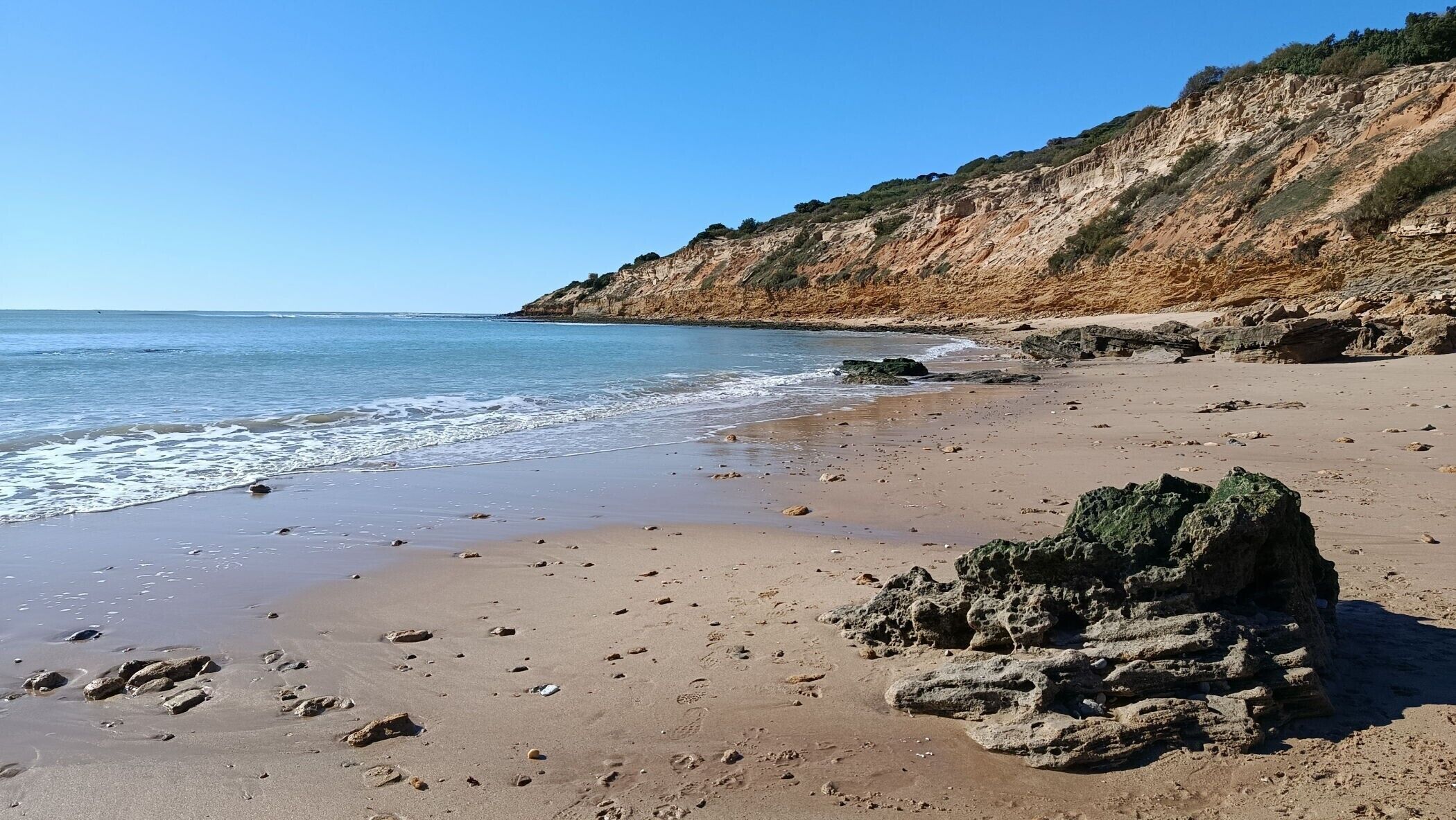 Vlak bij het strand