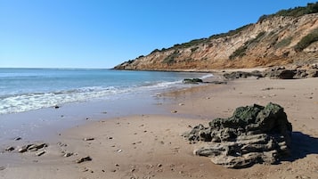 Vlak bij het strand