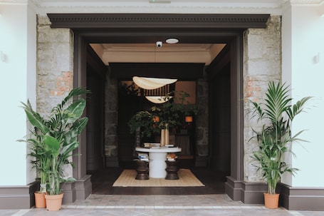 Interior entrance