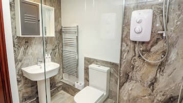 Shower, hair dryer