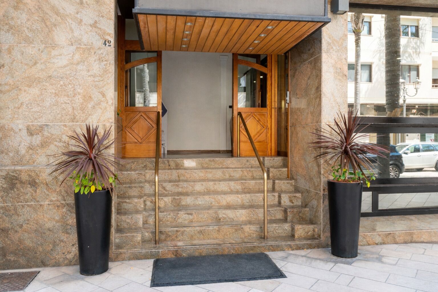 Front of property – evening/night