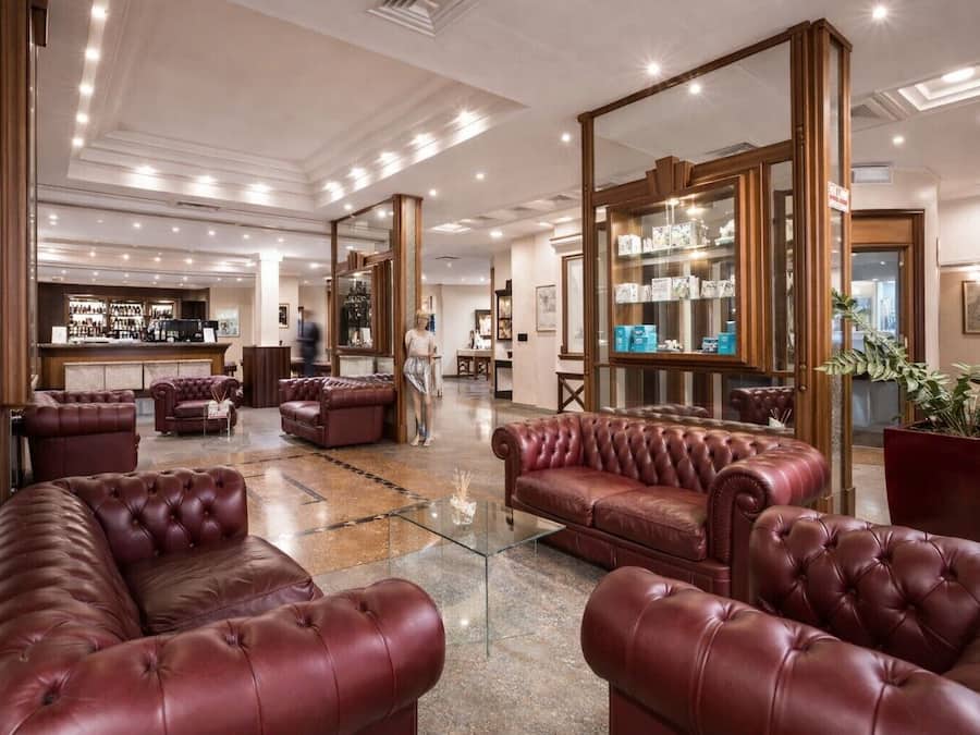 Lobby sitting area