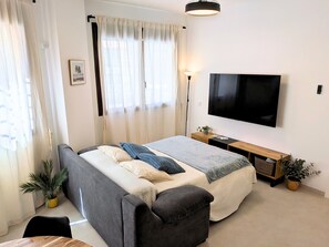 1 sovrum, strykjärn/strykbräda, internet och sängkläder