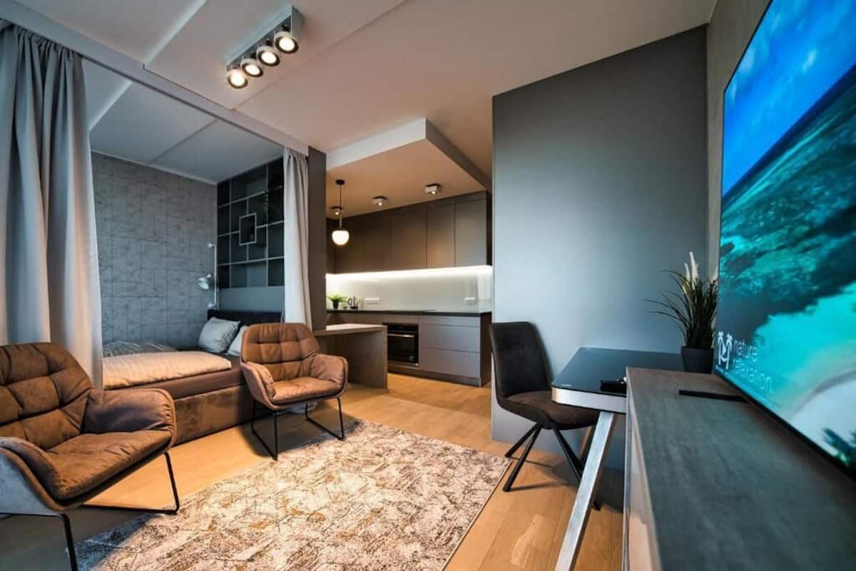 Deluxe Studio, 1 Queen Bed, Air conditioning, City View | Individually decorated, individually furnished, iron/ironing board
