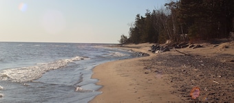 Beautiful Lake Huron Beachfront Home with amazing views of sunrises and sunsets!