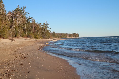 Beautiful Lake Huron Beachfront Home with amazing views of sunrises and sunsets!