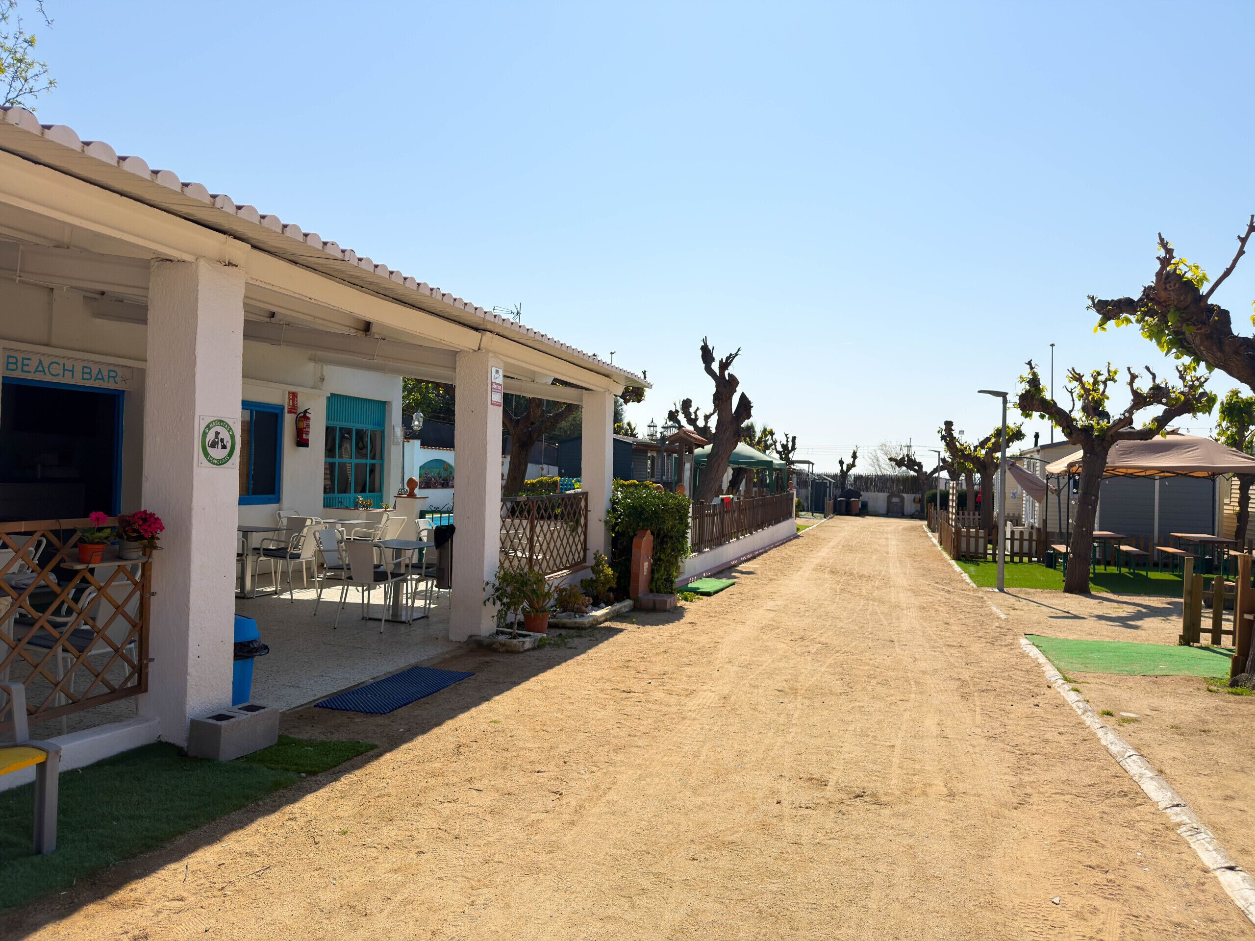 Udendørs spisemuligheder