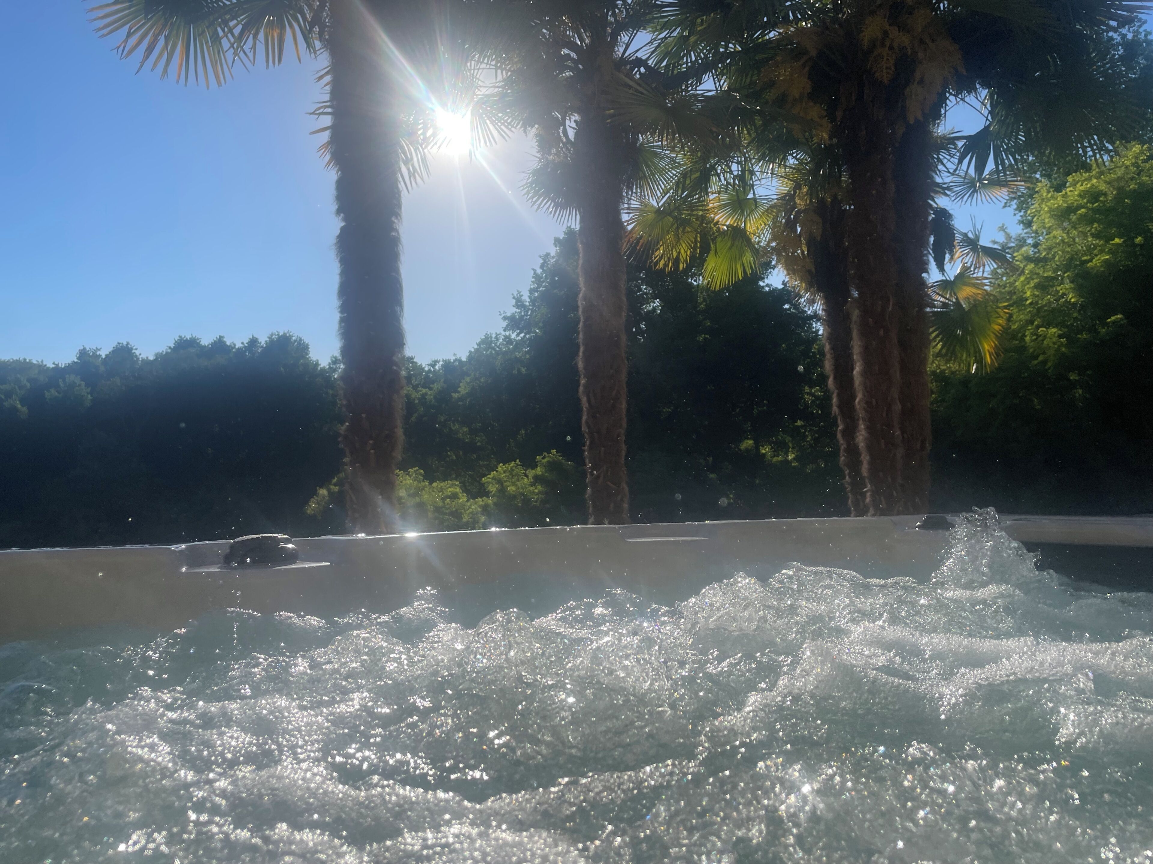 Baignoire à remous extérieure