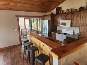 Private kitchen - High Dive Cabana a Serene 3-bedroom home in charming Shell Knob. Great location (Shell Knob)