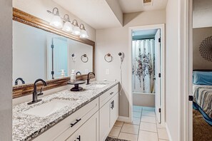 Shower, hair dryer, towels - Inviting 1BR Condo - PET-FRIENDLY - Ground Floor (Branson)