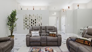 Unclassified image, 4 of 106, button - Race and Recharge  Ultimate Game Room Theater Heated Pool (Casa Grande)