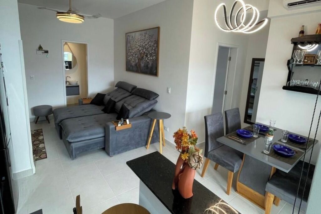 Apartament Comfort, pati hawaià, vistes a la ciutat | Sala d'estar