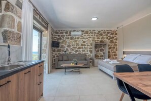 Living area - Liastera Luxury Apartments & studios (Phalasarna)
