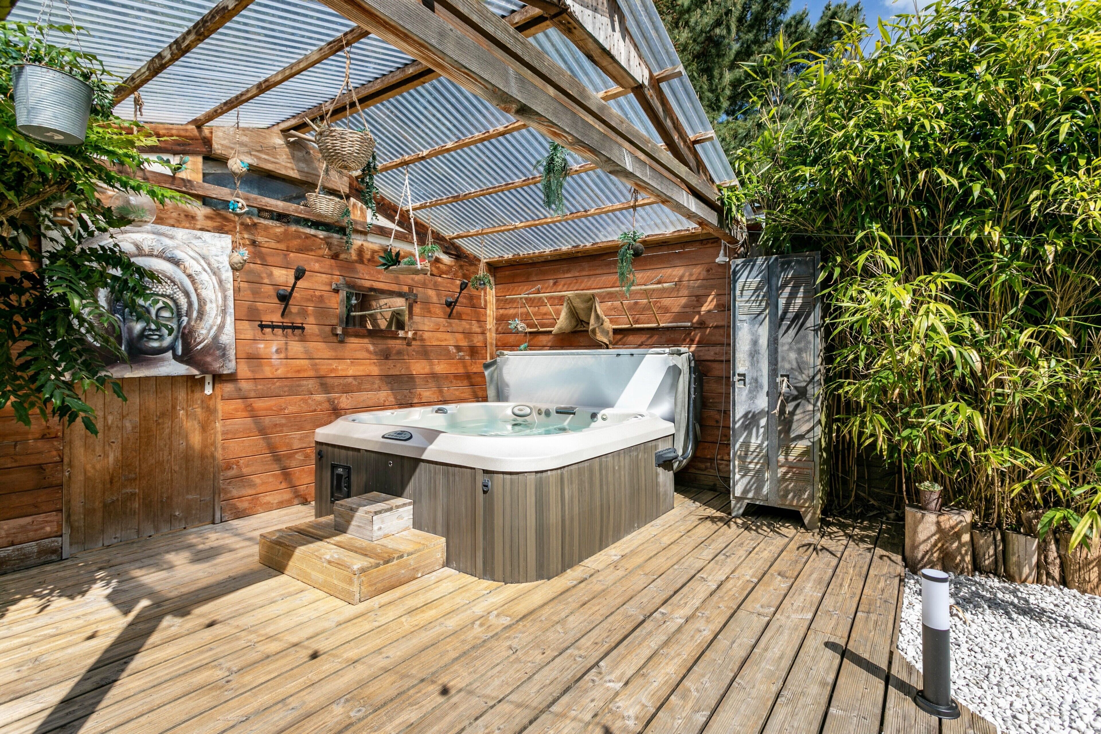 Idromassaggio all'aperto