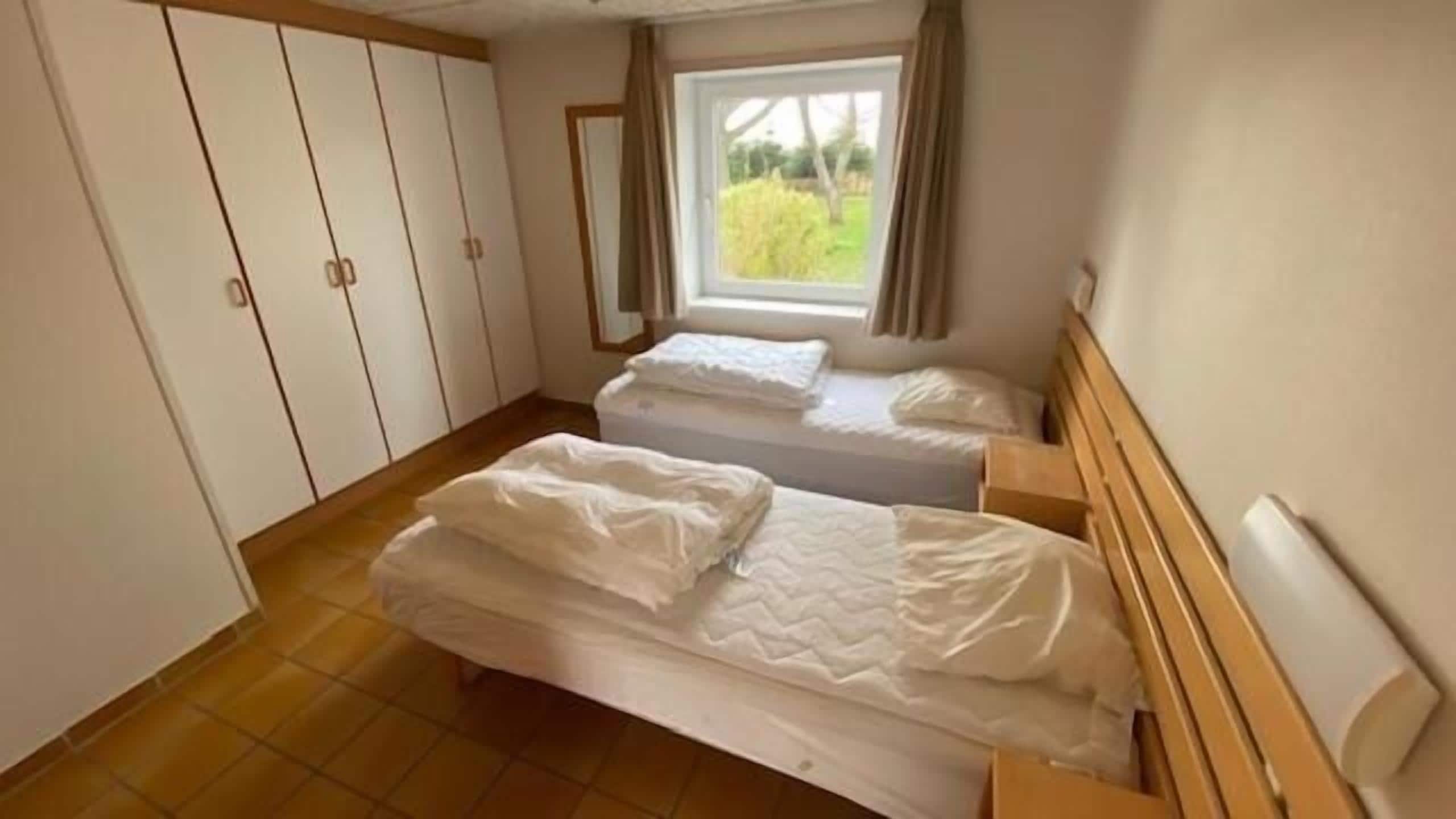 Appartamento Standard, 2 letti singoli, cucina, vista giardino