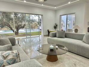 Living area - Villa les Oliviers 4 Chambres (Manzil Bu Zalafah)